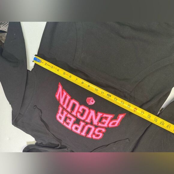 New Anti Social Social Club Super Penguin Hoodie Black ASSW420 Men's Sz S - Picture 4 of 9